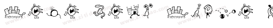 Mini Pics Mardi Gras Hip字体转换